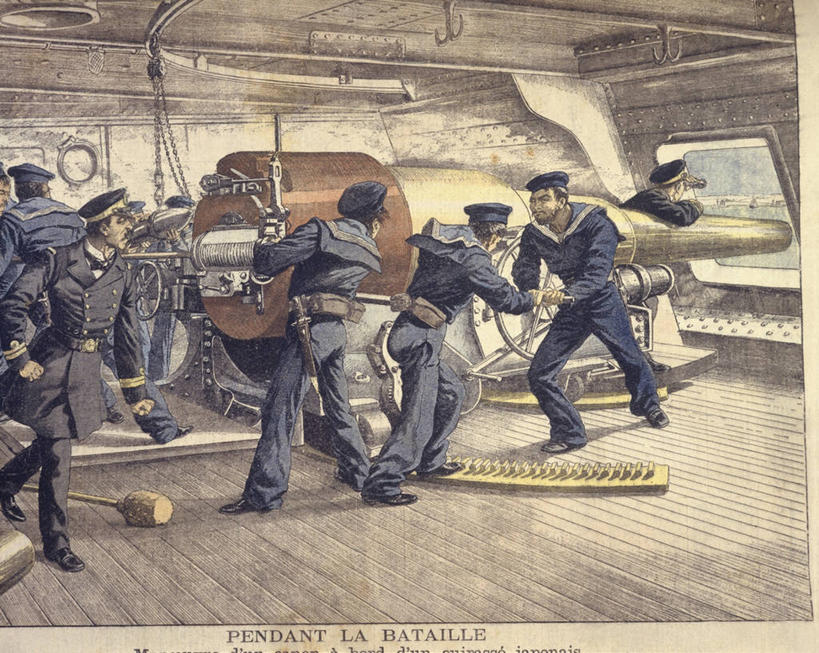 西方人,成年人,人群,站,横图,室内,白天,合作,射击,欧洲,欧洲人,冲突,拿着,历史,炮,战争,摄影,军舰,打斗,海军,进攻,战船,战役,男人,白种人,彩图