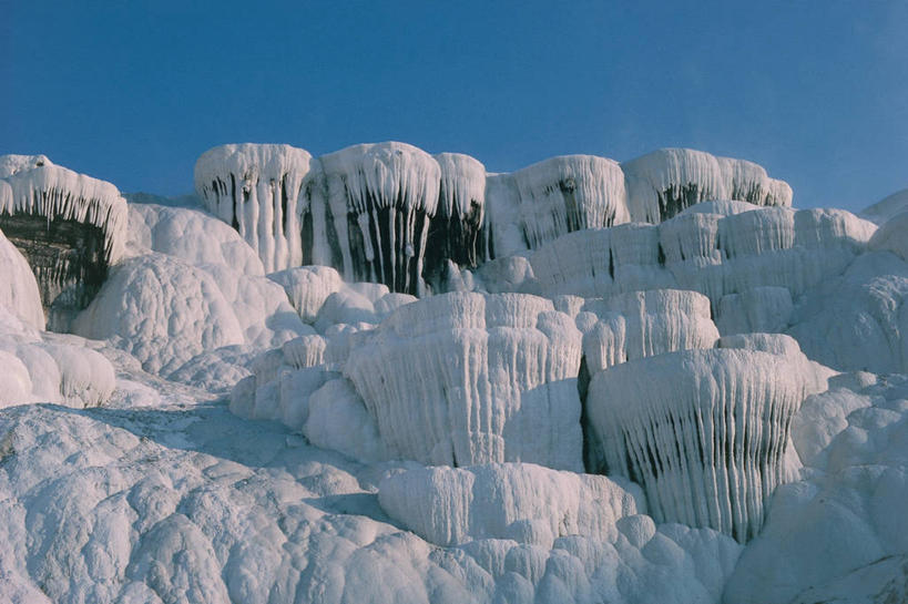 无人,横图,室外,白天,旅游,度假,美景,欧洲,土耳其,亚洲,景观,娱乐,风景,自然,地标建筑,享受,休闲,景色,放松,摄影,环境,中东,岩层,自然风光,西亚,沉积岩,石灰石,地质学,矿物质,自然地理,岩石,彩图,棉花堡,土耳其共和国,爱琴海地区,火山学