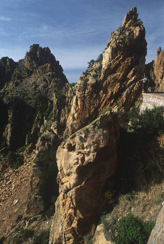 竖图,室外,白天,美景,法国,地形,景观,自然,地标建筑,景色,摄影,花岗岩,环境,科西嘉,岩层,自然风光,法国文化,中欧,火成岩,岩石,彩图,旅行