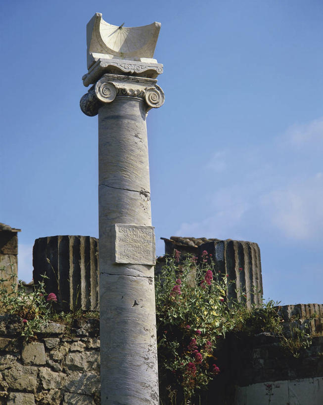 无人,竖图,室外,白天,建筑,意大利,柱子,古罗马,废墟,地标建筑,摄影,考古学,南欧,古典风格,意大利文化,坎帕尼亚,庞贝,古代文明,古代史,阿波罗神殿,彩图,过去