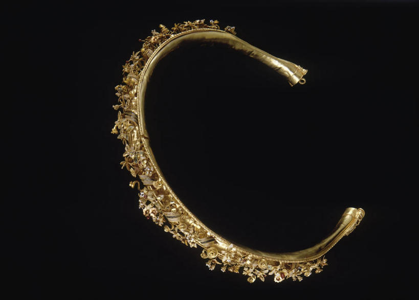 无人,横图,竖图,历史,花,古代,一个,摄影,单个,古希腊,古代文明,美术工艺,王冠,彩图,影棚拍摄,过去