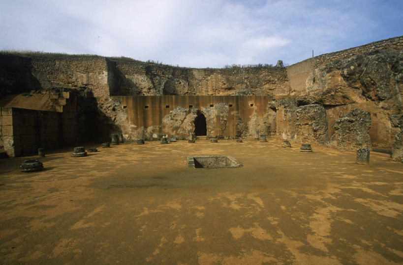 无人,横图,室外,白天,建筑,西班牙,历史,古罗马,地标建筑,摄影,考古学,坟墓,安达路西亚,古代文明,彩图,过去