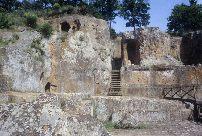 无人,横图,室外,白天,建筑,意大利,围墙,废墟,台阶,地标建筑,摄影,坟墓,意大利文化,托斯卡纳区,古代文明,彩图