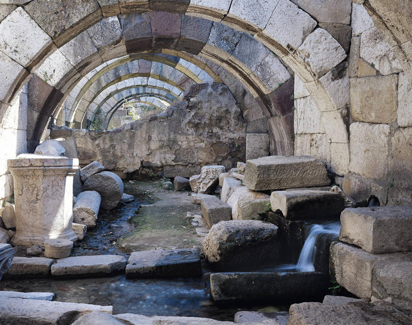 无人,横图,室内,白天,建筑,欧洲,拱门,历史,废墟,小溪,摄影,伊兹密尔,古代文明,古代史,彩图,过去