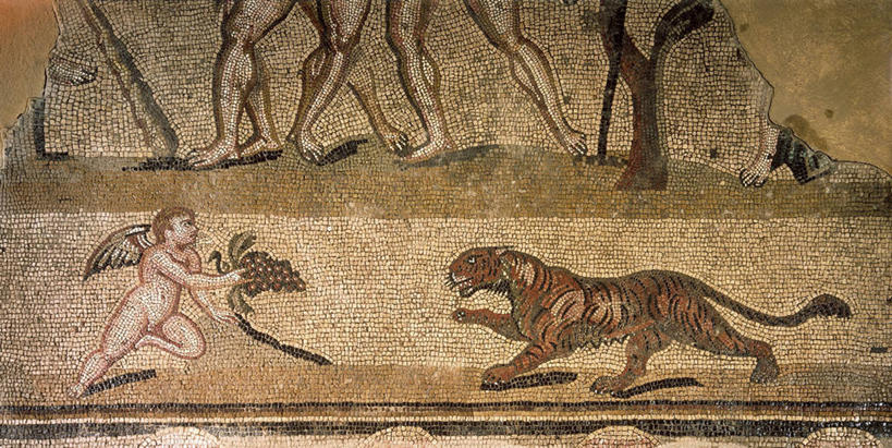 无人,横图,全景,室内,虎,葡萄,水果,花纹,标志,符号,图案,标识,古罗马,古代,摄影,小天使,性别符号,美术工艺,彩图,男性符号