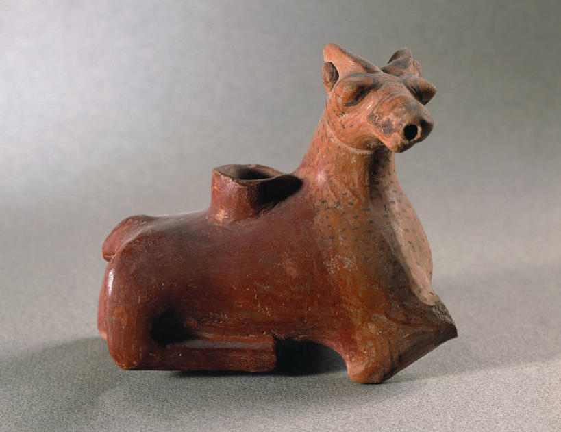 无人,横图,灰色背景,陶瓷制品,水壶,一个,灰色,摄影,单个,母牛,安纳托利亚,古代文明,美术工艺,彩图,影棚拍摄