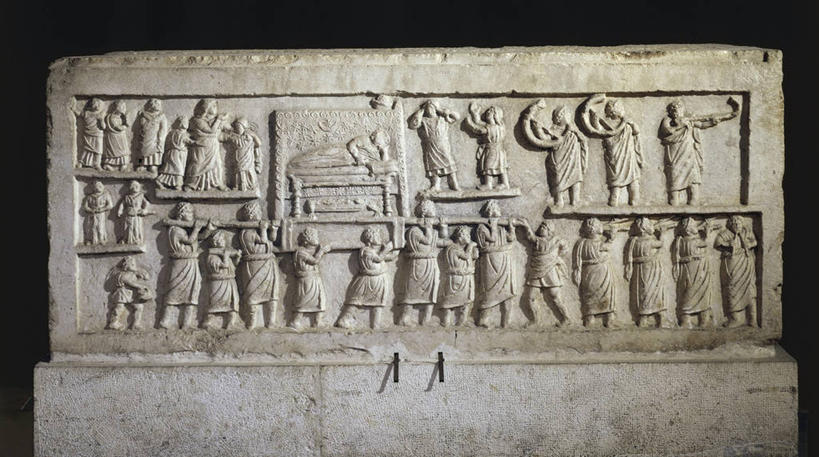 无人,横图,雕塑,标志,符号,标识,古罗马,古代,摄影,死亡,坟墓,性别符号,悲痛,古代文明,葬礼,彩图,影棚拍摄,浅浮雕,男性符号