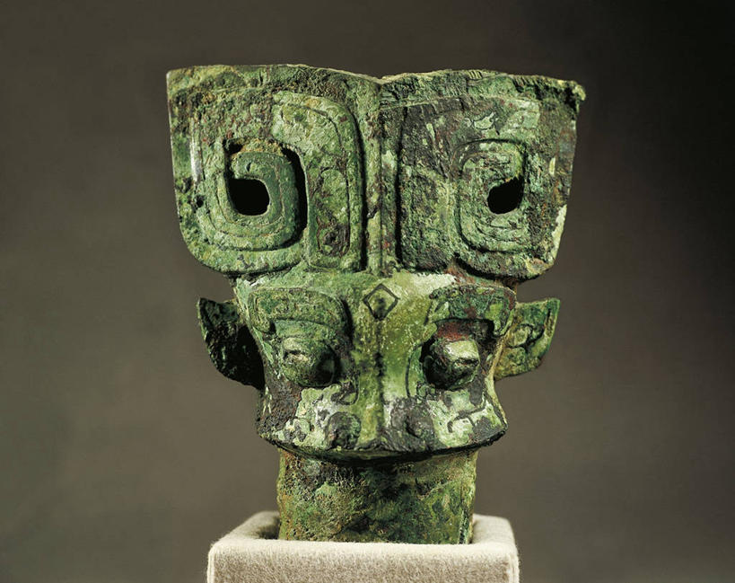 无人,横图,特写,正面,灰色背景,对称,历史,古代,一个,灰色,把手,摄影,单个,青铜,古代文明,美术工艺,彩图,影棚拍摄,商朝,过去