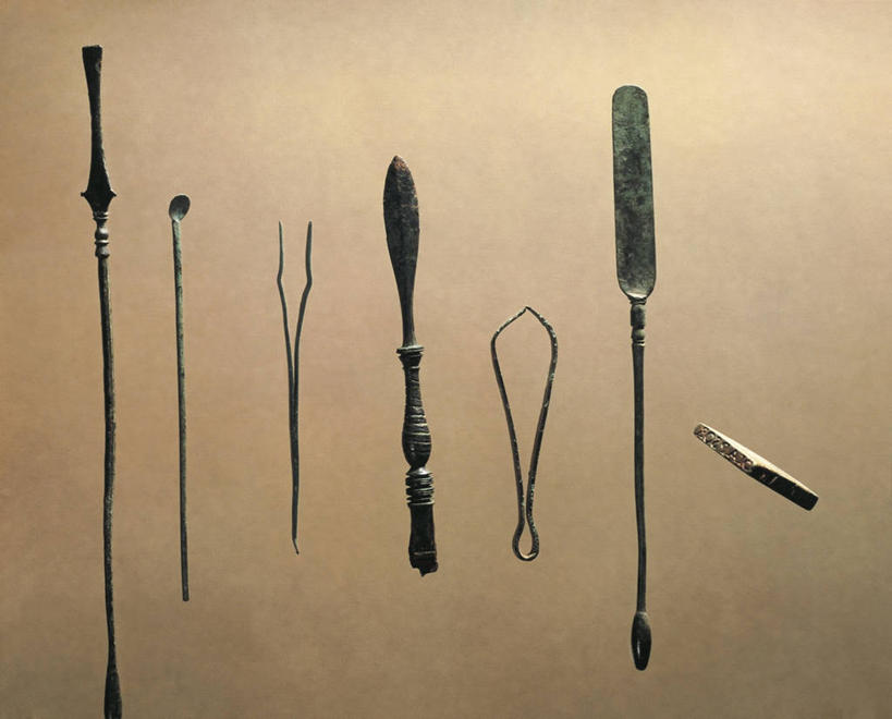 无人,横图,一排,整齐,注视,古代,排列,观察,看,摄影,观看,察看,视力,队列,关注,医疗器械,手术器械,彩图,影棚拍摄,过去