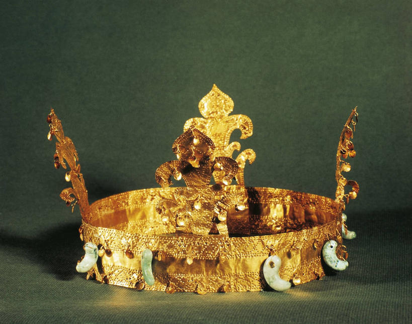 无人,横图,珠宝,绿色背景,古代,摄影,权威,皇室,美术工艺,王冠,彩图,影棚拍摄,贵重宝石