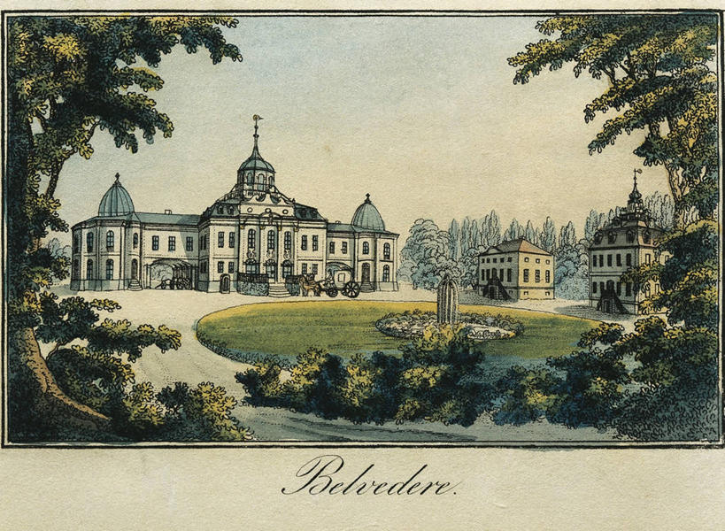 无人,宫殿,横图,插画,室外,白天,绘画,数码,科技,建筑,路,喷泉,德国,阴影,艺术,印刷,网络,高光,几何,计算机图形,古典,合成,图画,历史,文化,画,工艺品,品味,园林,英文字母,美术,电脑合成图,数码合成图,高雅,合成图,漫画,万里无云,写实,具体,具象,美学,美术工艺,魏玛,彩图,平版印刷