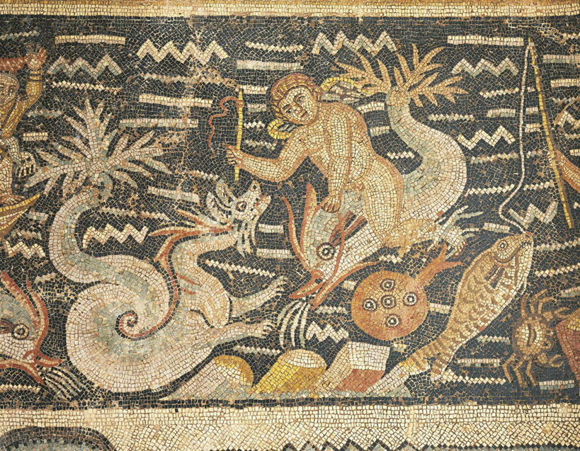 儿童,一个人,横图,室内,白天,纯洁,海洋,仅一个男性,仅一个人,花纹,图案,墙,围墙,历史,鱼类,古代,小孩,仅一个小孩,虚构,可爱,童年,童趣,摄影,海怪,手艺,童真,烂漫,无邪,古代文明,美术工艺,天真,男孩,男人,男性,孩子,彩图,男生