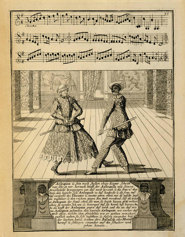 成年人,两个人,舞台,竖图,插画,室内,民族服装,数码,科技,帽子,表演,阴影,网络,乐谱,高光,几何,计算机图形,合成,图画,表演者,画,扮演,叉腰,英文字母,电脑合成图,数码合成图,演出,合成图,文档,音符,漫画,演出服,18世纪,写实,具体,具象,哑剧,年轻男性,年轻女性,年轻人,表演台,彩图,传统服装,民俗服,舞蹈,调号