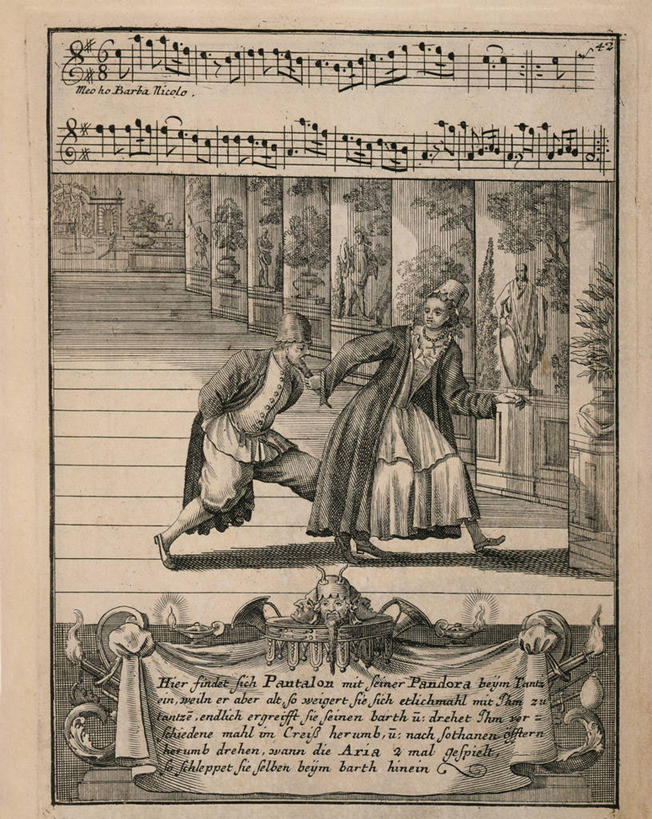 成年人,两个人,舞台,站,竖图,插画,数码,科技,帽子,表演,弯腰,阴影,网络,乐谱,高光,几何,计算机图形,合成,图画,表演者,画,扮演,彩妆,英文字母,电脑合成图,数码合成图,演出,合成图,文档,音符,私密,漫画,演出服,18世纪,写实,具体,具象,年轻男性,年轻女性,年轻人,表演台,步行,彩图,调号,舞台妆