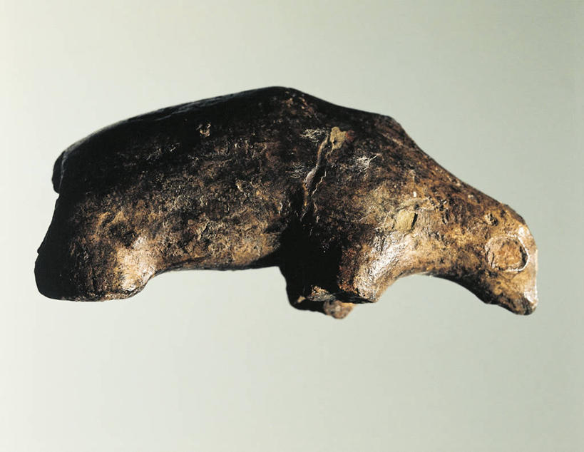 无人,横图,特写,熊,雕塑,灰色背景,雕像,历史,一个,灰色,摄影,单个,考古学,捷克共和国,史前时代,彩图,影棚拍摄,石器时代,过去