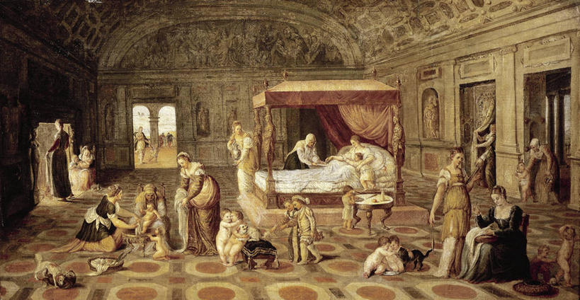 儿童,成年人,家庭,宫殿,站,坐,横图,俯视,室内,白天,绘画,宠物,狗,刺绣,艺术,许多人,古典,文艺复兴,文化,动物,工艺品,品味,两只,一群人,温暖,温馨,一家人,宗教,美术,和睦,分娩,高雅,基督教,手艺,美学,喂养,开端,美术工艺,男孩,女孩,女人,彩图,高角度拍摄,融洽