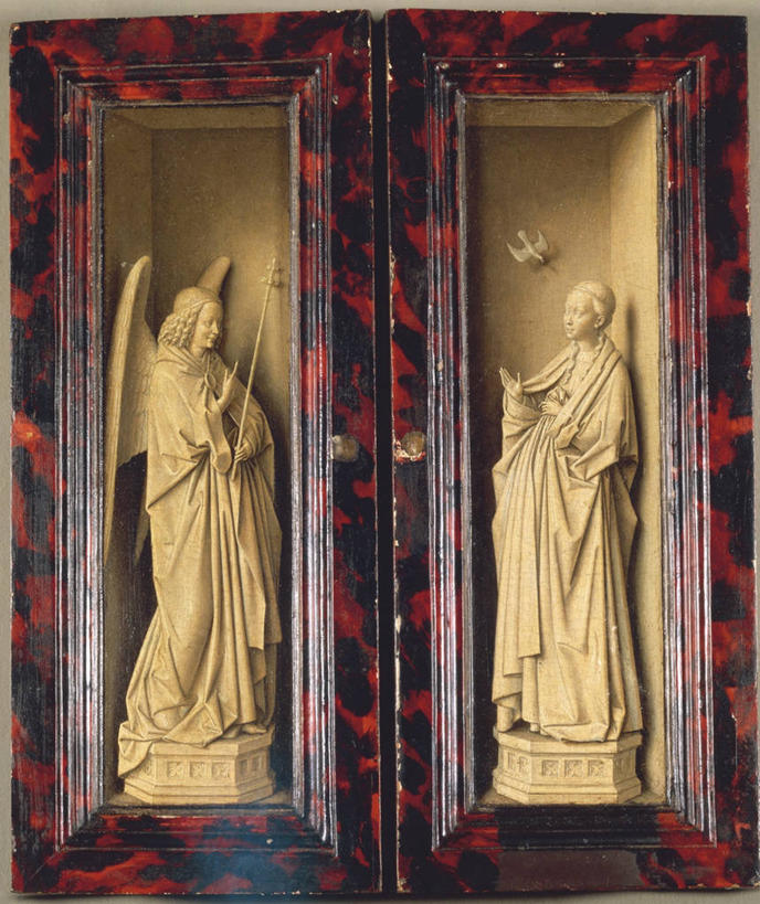 无人,竖图,室内,相框,天使,鸟类,标志,雕像,符号,文艺复兴,标识,摄影,宗教,基督教,圣玛丽,性别符号,彩图,男性符号,三联画