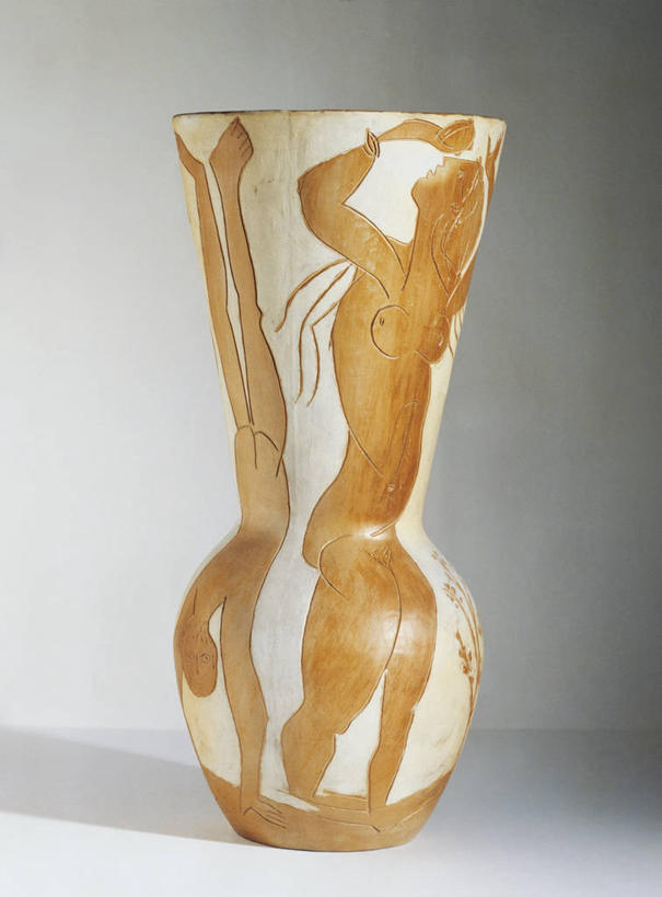 无人,竖图,花瓶,西班牙,褐色,陶瓷制品,一个,摄影,单个,毕加索,美术工艺,舞者,彩图,影棚拍摄