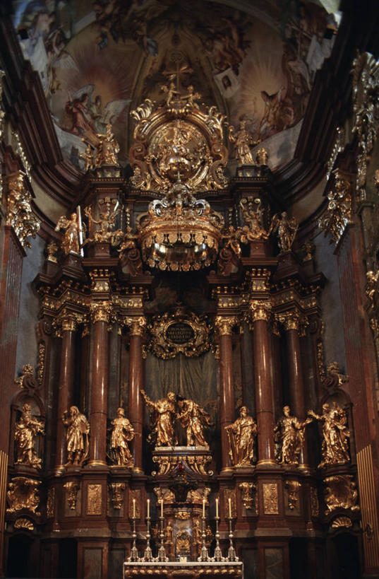 无人,竖图,室内,正面,奥地利,历史,摄影,祭坛,巴洛克风格,美术工艺,彩图