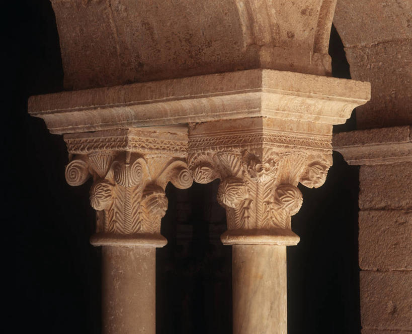 无人,横图,特写,建筑,意大利,装饰,柱子,摄影,部分,哥特式风格,拉奇奥,修院,西多会修道院,彩图