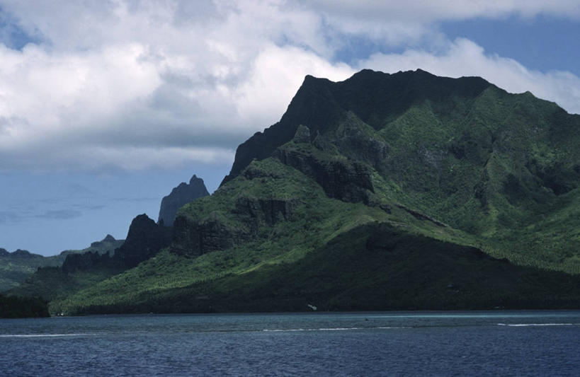 无人,横图,室外,白天,海洋,美景,山,海岸线,景观,风景,自然,景色,摄影,宁静,自然风光,大洋洲,法属波利尼西亚,社会群岛,法属玻利尼西亚,自然地理,彩图,法国海外领土