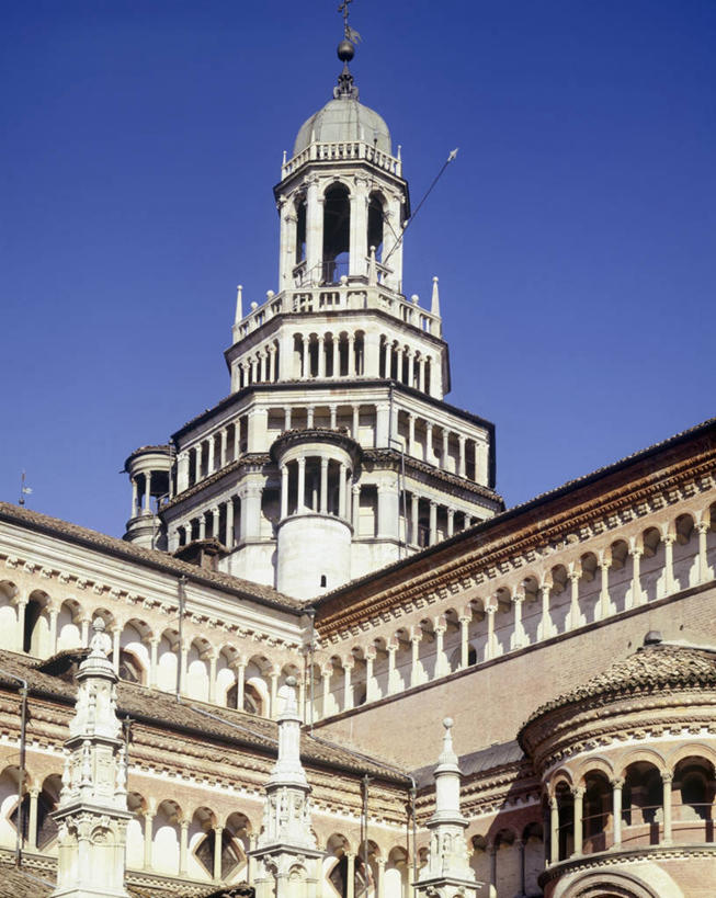 无人,竖图,室外,白天,仰视,建筑,日光,意大利,钟楼,宏伟,历史,摄影,伦巴第大区,万里无云,茶水间,彩图,低角度拍摄