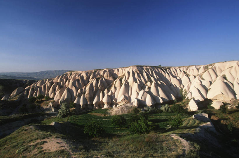 无人,横图,室外,旅游,度假,美景,山脉,欧洲,地平线,地形,景观,辽阔,地面,娱乐,风景,自然,享受,休闲,广阔,景色,放松,摄影,宁静,一望无际,岩层,自然风光,延伸,万里无云,乌奇夏,天地相交,无边无际,一马平川,地质学,卡帕多奇亚,自然地理,岩石,彩图