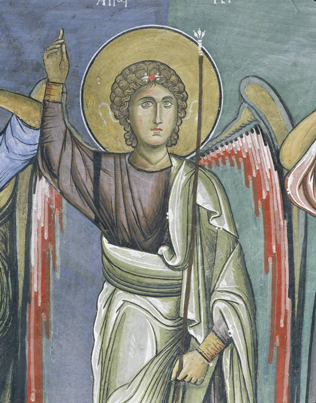 成年人,一个人,站,竖图,室内,光晕,塞浦路斯,仅一个男性,拿着,历史,地标建筑,摄影,权威,基督教,矛,犹太教,美术工艺,彩图