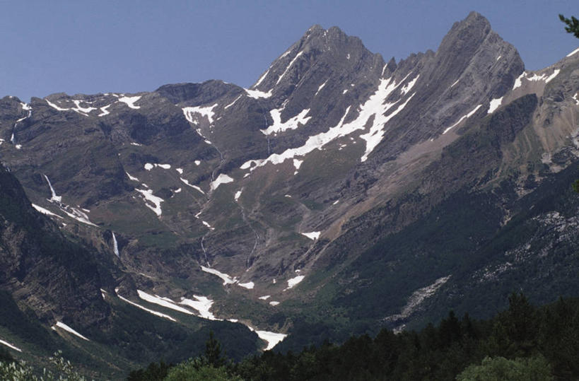 无人,横图,室外,白天,森林,山,山脉,西班牙,宏伟,风景,摄影,国家公园,阿拉贡,韦斯卡,彩图,旅行
