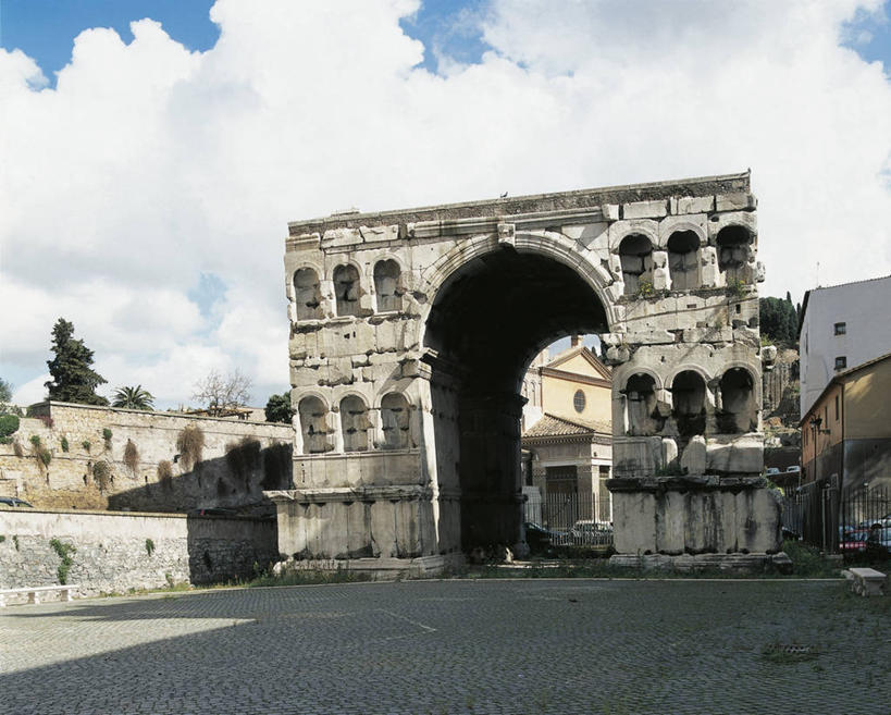 无人,横图,室外,白天,城市,建筑,拱门,首都,历史,古罗马,废墟,摄影,宗教,考古学,意大利文化,拉奇奥,古代文明,彩图,过去,杰纳斯