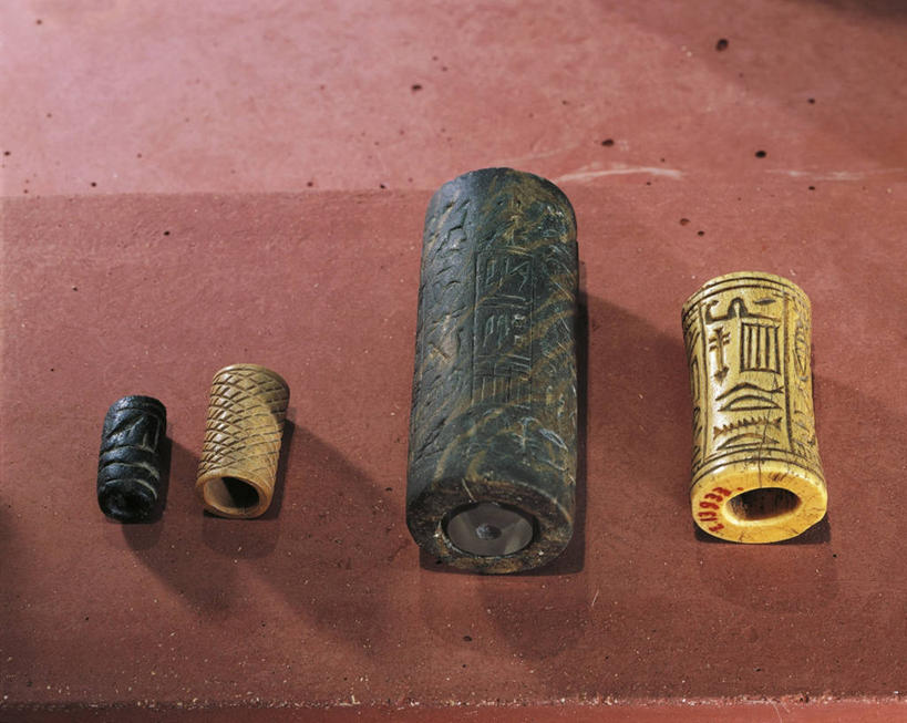 无人,横图,俯视,室内,雕塑,古代,四个,摄影,多样,比例,古埃及文明,古代文明,彩图,高角度拍摄