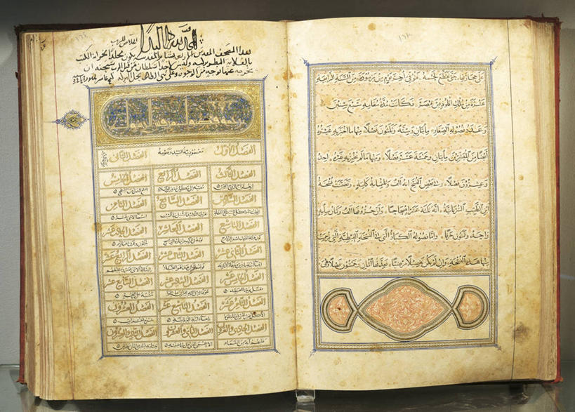 无人,横图,俯视,标志,文字,字符,字母,历史,标识,古代,一个,手稿,打开,摄影,单个,开启,阿拉伯文,书,彩图,高角度拍摄,影棚拍摄,书页,过去