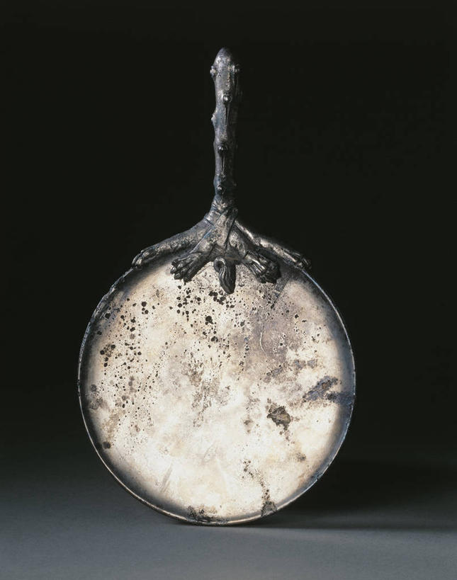 无人,竖图,特写,镜子,灰色背景,装饰,棍子,历史,古罗马,古代,一个,灰色,把手,摄影,单个,意大利文化,庞贝,古代文明,美术工艺,彩图,影棚拍摄,过去