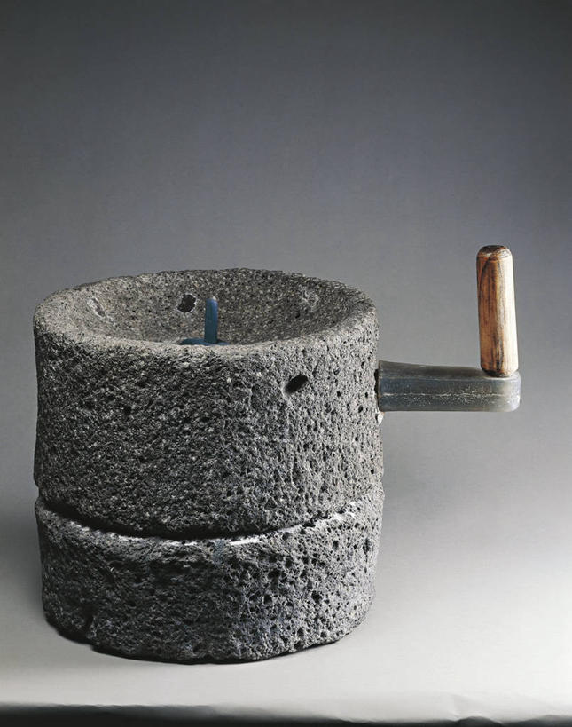 无人,竖图,特写,灰色背景,历史,古罗马,古代,一个,灰色,熔岩,摄影,单个,圆柱体,意大利文化,磨光机,庞贝,古代文明,美术工艺,磨石,彩图,影棚拍摄,过去