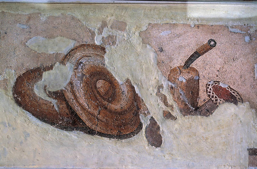 面包,无人,横图,特写,花纹,图案,黄油,食品,历史,饮食,古罗马,古代,四个,摄影,餐刀,古代文明,美术工艺,彩图,过去