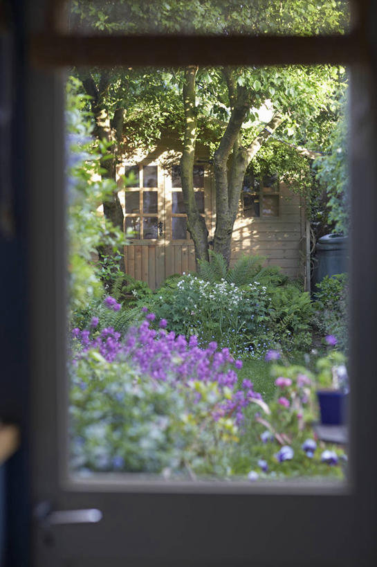 无人,竖图,室外,白天,美景,植物,窗户,英国,木制,花坛,景观,首都,英格兰,花,风景,自然,夏天,景色,摄影,窗框,自然风光,彩图