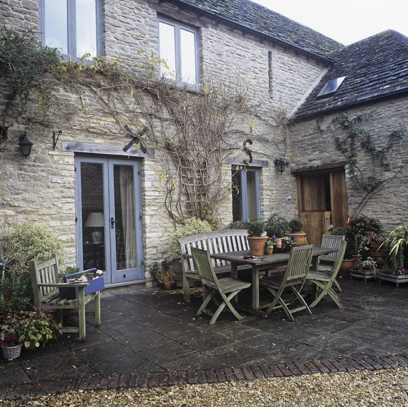 无人,横图,室外,白天,家具,桌子,椅子,木制,房屋,庭院,院子,英格兰,摄影,生活方式,房地产,彩图