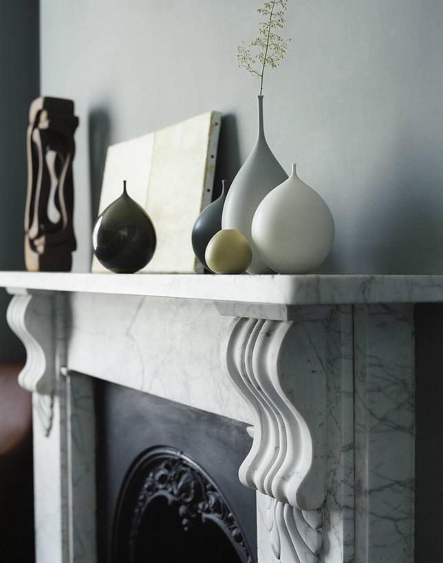 无人,竖图,室内,白天,壁炉,花瓶,装饰,大理石,首都,现代,英格兰,白色,灰色,摄影,起居室,风格,彩图