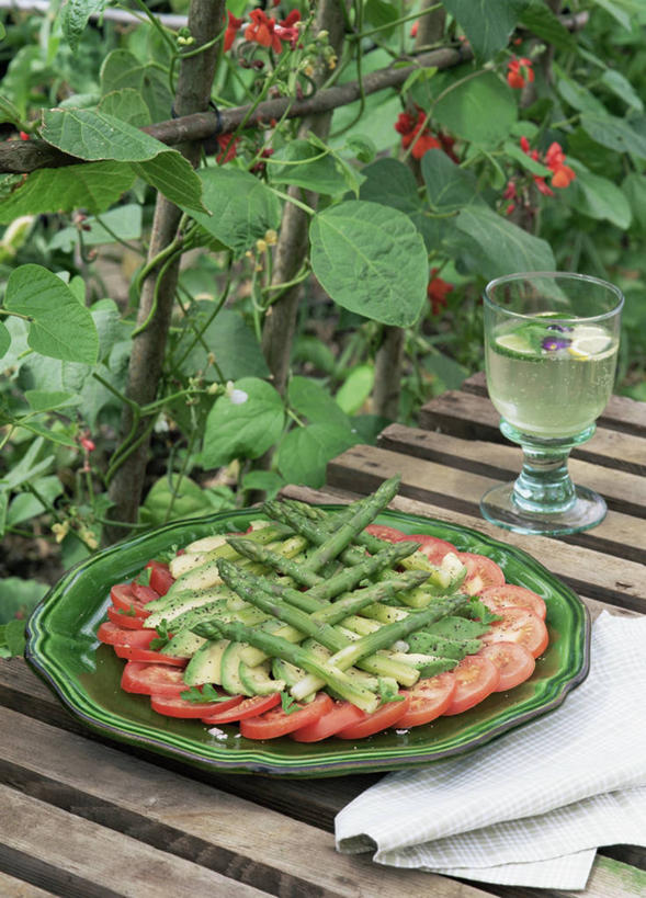 无人,竖图,室外,白天,美景,芦笋,蔬菜,西红柿,景观,沙拉,食品,图像,饮食,风景,自然,概念,鳄梨,景色,摄影,清新,自然风光,主题,构图,彩图,时空