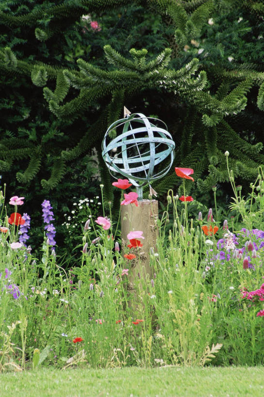 无人,竖图,室外,特写,白天,美景,景观,花,自然,景色,摄影,焦点,自然风光,日晷,浑天仪,彩图