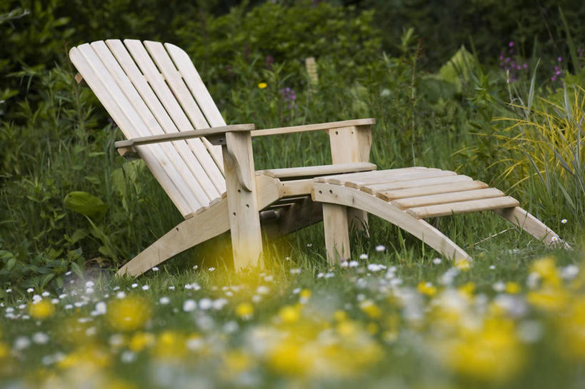 无人,躺,横图,室外,白天,留白,仰视,草坪,美景,植物,家具,椅子,木制,木椅,躺椅,庭院,景观,毛茛,草药,药草,中药,座位,草,雏菊,一个,自然,装饰物,夏天,景色,放松,摄影,生活方式,单个,环境,扶手椅,自然风光,药材,中草药,中药材,本草,老虎脚爪草,鱼疔草,卧着,休闲椅,躺着,卧,彩图,低角度拍摄