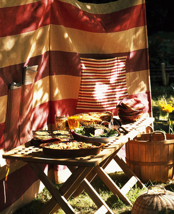 无人,竖图,室外,白天,美景,植物,桌子,条纹,饭厅,景观,食品,树荫,饮食,自然,夏天,自助餐,景色,摄影,生活方式,保护,宴会,自然风光,彩图,游园会