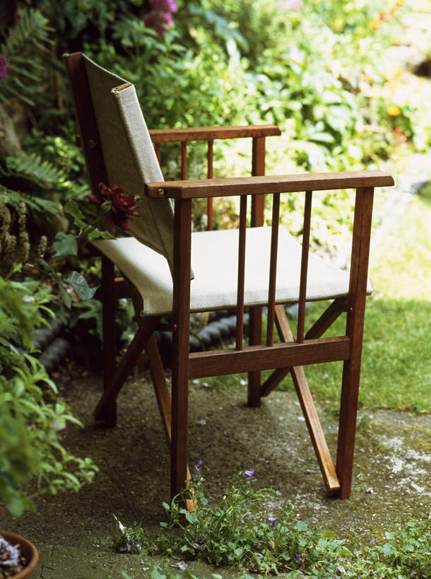 无人,竖图,室外,特写,白天,草坪,美景,植物,椅子,庭院,景观,树荫,折叠,帆布,座位,一个,自然,夏天,景色,放松,摄影,单个,环境,自然风光,老板椅,休闲活动,彩图