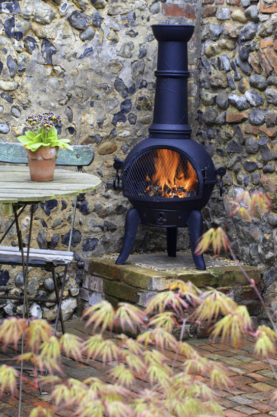 无人,竖图,室外,白天,留白,烧烤,美景,植物,家具,桌子,火,叶子,椅子,金属,弹簧,火炉,火焰,庭院,景观,院子,热,饮食,座位,自然,春天,景色,摄影,生活方式,焦点,自然风光,火盆,烤肉架,彩图,对焦