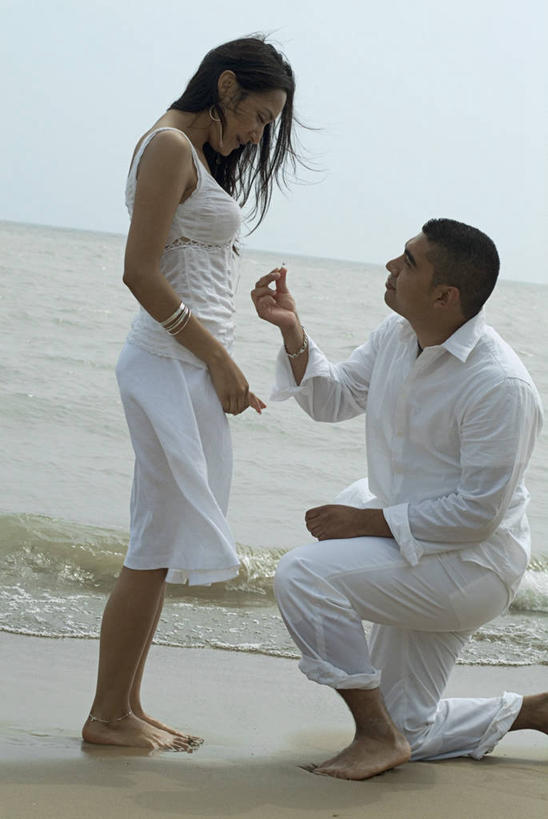 西方人,成年人,头发,两个人,夫妻,丈夫,妻子,新娘,站,微笑,竖图,室外,白天,侧面,爱情,婚礼,快乐,满意,海洋,水,风,欧洲,欧洲人,正装,沙子,浪漫,图像,衣服,白色,黑色,戒指,概念,恩爱,恋人,摄影,希望,人造,种族,主题,肖像,自然现象,视角,婚姻,构图,异性恋,开端,男人,男性,年轻男性,年轻女性,女人,女性,白种人,年轻人,夫妇,情侣,海滩,跪着,彩图,旅行,爱,时空,伴侣,传统文化,订婚,订婚戒指