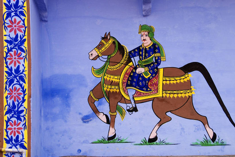 一个人,无人,坐,横图,室内,白天,侧面,抽象,民族服装,绘画,马,野生动物,印度,亚洲,仅一个男性,仅一个人,仅一个中年男性,骑马,握,阴影,艺术,盛开,反射,彩绘,头巾,图案,影子,墙,艺术品,古典,花蕾,注视,文化,一匹,墙壁,墙面,座位,马鞍,花,花瓣,花朵,鲜花,骑,动物,绳子,工艺品,花苞,花蕊,观察,看,品味,概念,握着,运输,牲畜,观看,手柄,绳索,美术,控制,察看,缰绳,高雅,关注,南亚,邦迪,拉贾斯坦邦,拉贾斯坦,印度共和国,美学,马具,图文,男人,男性,中年男性,亚洲人,印度人,坐着,彩图,全身,传统服装,民俗服,涂鸦,奔迪,本迪