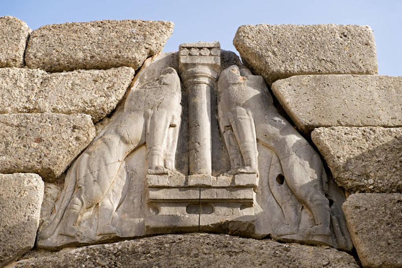 无人,横图,室外,白天,正面,旅游,度假,绘画,石头,名胜古迹,标志建筑,地标,建筑,雕塑,希腊,欧洲,阴影,遗迹,艺术,装饰,光线,雕刻,雕像,浮雕,石子,影子,古迹,文化,文物,娱乐,建设,古建筑,蓝色,蓝天,天空,阳光,工艺品,天,享受,休闲,旅游胜地,放松,晴朗,纪念,美术,主题,陈列,古文明,希腊共和国,万里无云,功能,美学,伯罗奔尼撒,伯罗奔尼撒半岛,迈锡尼城,石块,岩石,晴空,晴空万里,画画,彩图,浅浮雕,迈锡尼