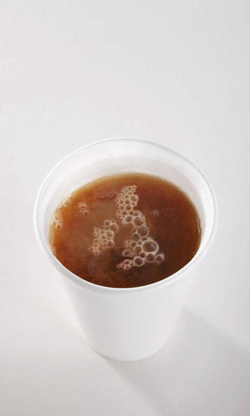 无人,竖图,俯视,特写,白色背景,热,饮食,饮料,泡泡,摄影,一次性杯子,茶杯,彩图,高角度拍摄,影棚拍摄