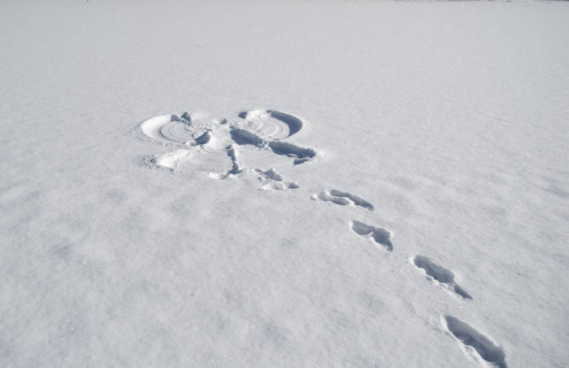 无人,横图,室外,白天,度假,雪,脚印,形状,冬天,摄影,式样,彩图