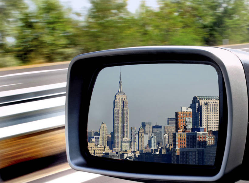 无人,横图,室外,白天,运动模糊,安全,天际线,镜子,建筑,摩天大楼,汽车,纽约,美国,反射,公寓,现代,运输,摄影,迅速,镜像,生命,镜面,帝国大厦,光学,侧视镜,彩图,旅行
